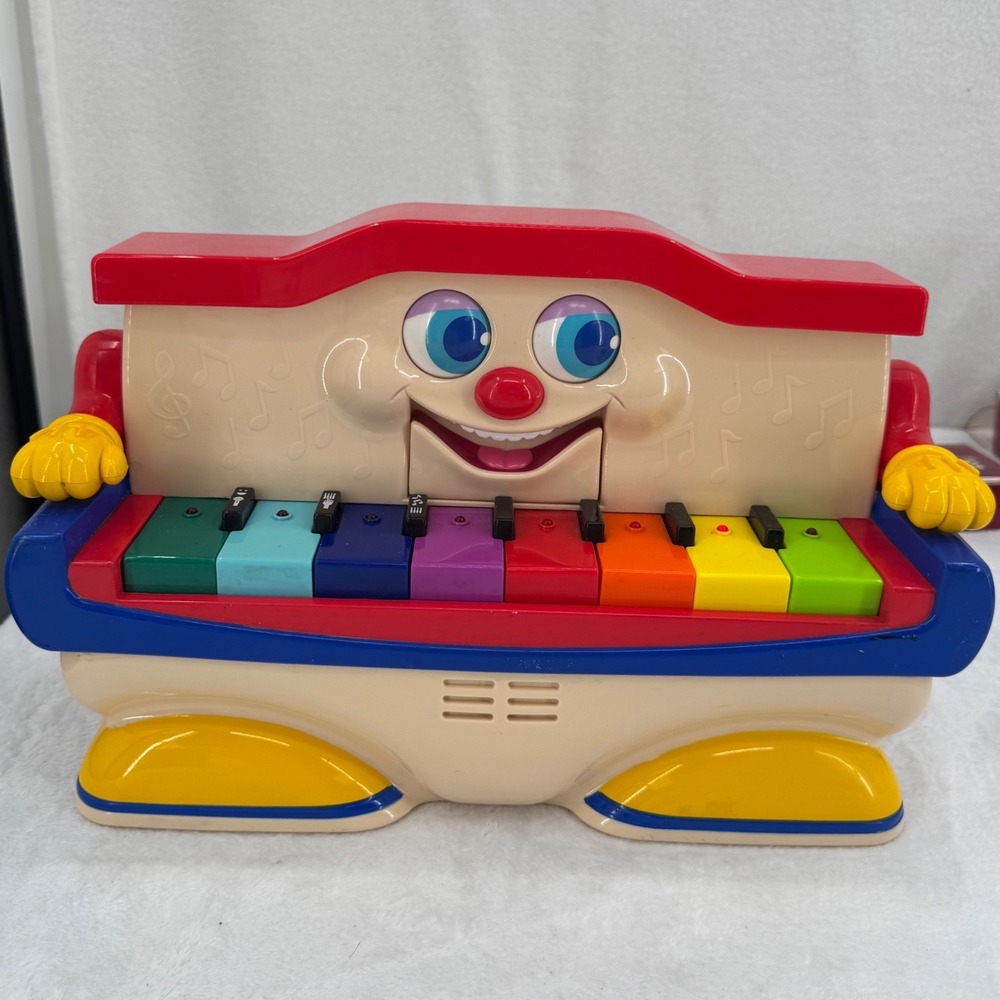 Vintage 2001 Pete the Piano Interactive Musical Keyboard Toy Y2K Toymax -WORKS!